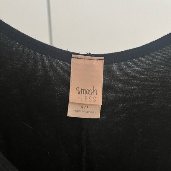 Smash + Tess Sweetheart Romper in Midnight Black - Picture 2 of 3